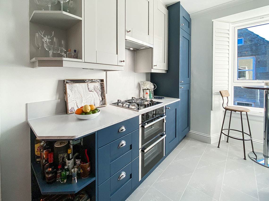 Caledonia Gairich Painted Stiffkey Blue & Pavillion Grey – Ashley Ann