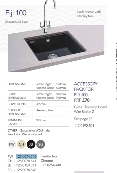 SCH-GREN100LAMGL/205 1810	CNSTADUR SINK